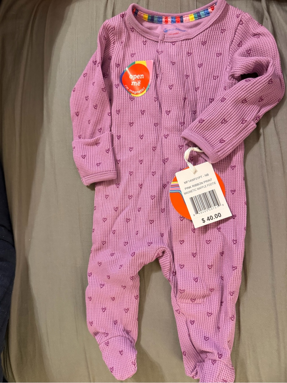 NWT Magnetic me Newborn Footie